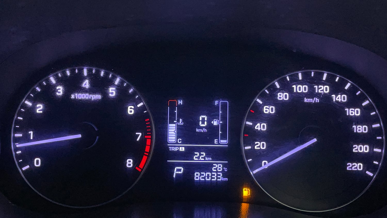 Used 2017 Hyundai Creta 1.6 SX Plus AT Petrol Petrol Automatic interior CLUSTERMETER VIEW