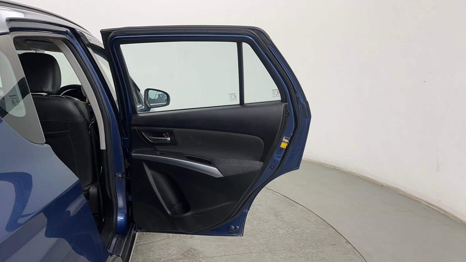 Used 2021 Maruti Suzuki S-Cross Zeta Petrol Manual interior RIGHT REAR DOOR OPEN VIEW