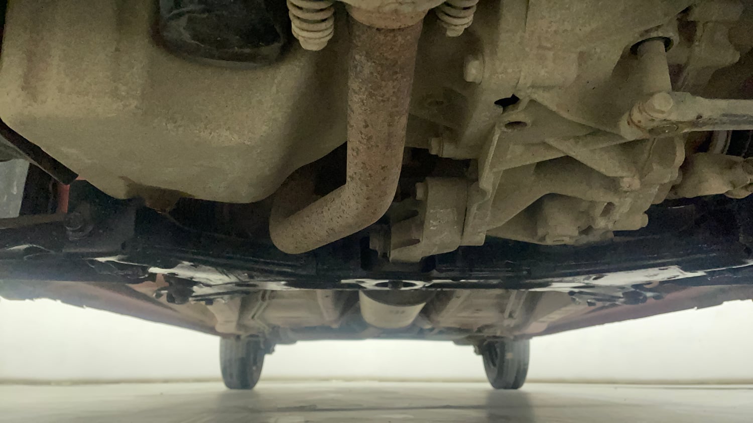 Used 2023 Maruti Suzuki Alto K10 VXi Plus Petrol Manual extra FRONT LEFT UNDERBODY VIEW