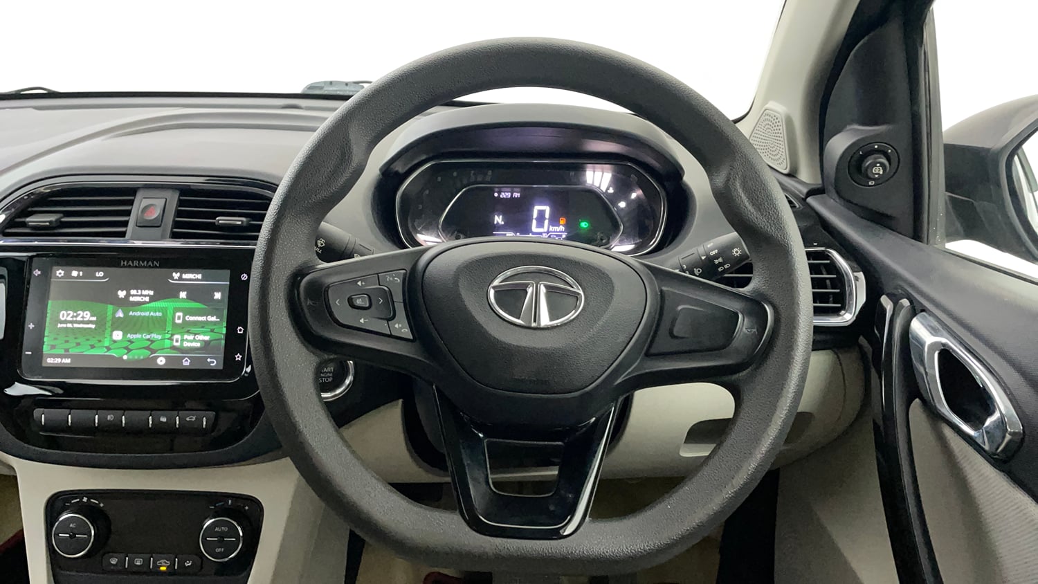 Used 2022 Tata Tigor XZA Plus Petrol Automatic interior STEERING VIEW
