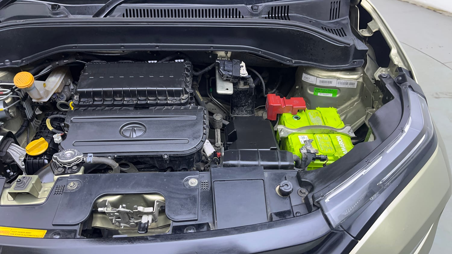 Used 2022 Tata Punch Kaziranga Creative MT Petrol Manual engine ENGINE LEFT SIDE VIEW