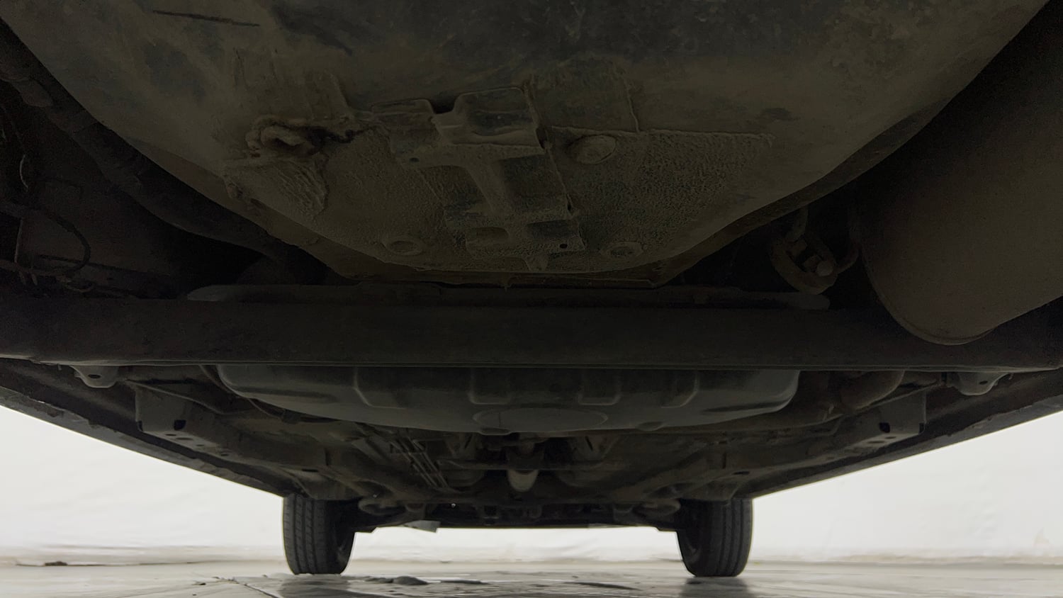 Used 2019 Tata Tiago Revotron XT Petrol Manual extra REAR UNDERBODY VIEW (TAKEN FROM REAR)