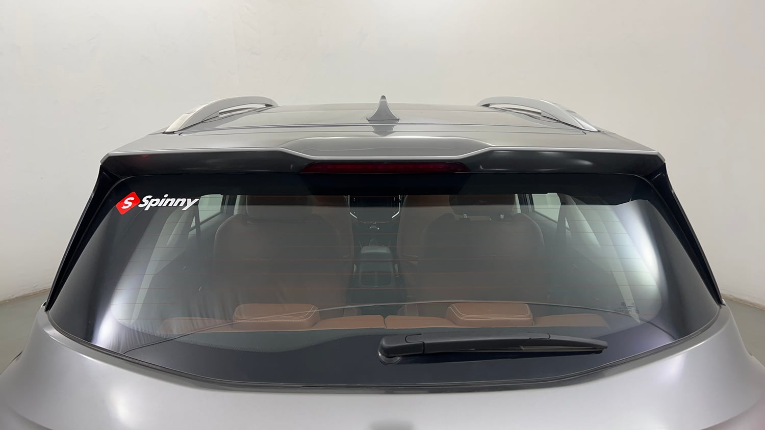 Used 2021 MG Motors Hector Plus Sharp 1.5 Petrol Turbo CVT 6-STR Petrol Automatic exterior BACK WINDSHIELD VIEW