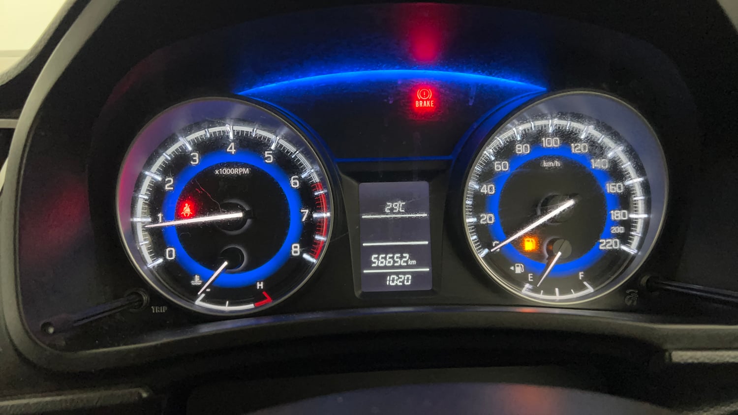 Used 2021 Maruti Suzuki Baleno Delta Petrol Manual interior CLUSTERMETER VIEW