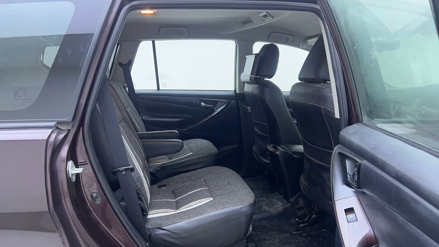 Used 2016 Toyota Innova Crysta 2.4 G 7 STR Diesel Manual interior RIGHT SIDE REAR DOOR CABIN VIEW