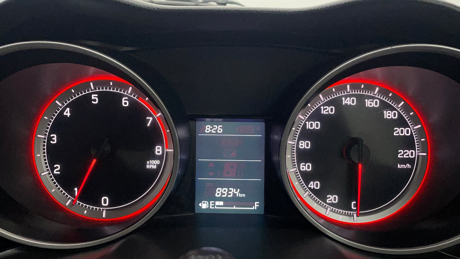 Used 2020 Maruti Suzuki Swift VXi Petrol Manual interior CLUSTERMETER VIEW