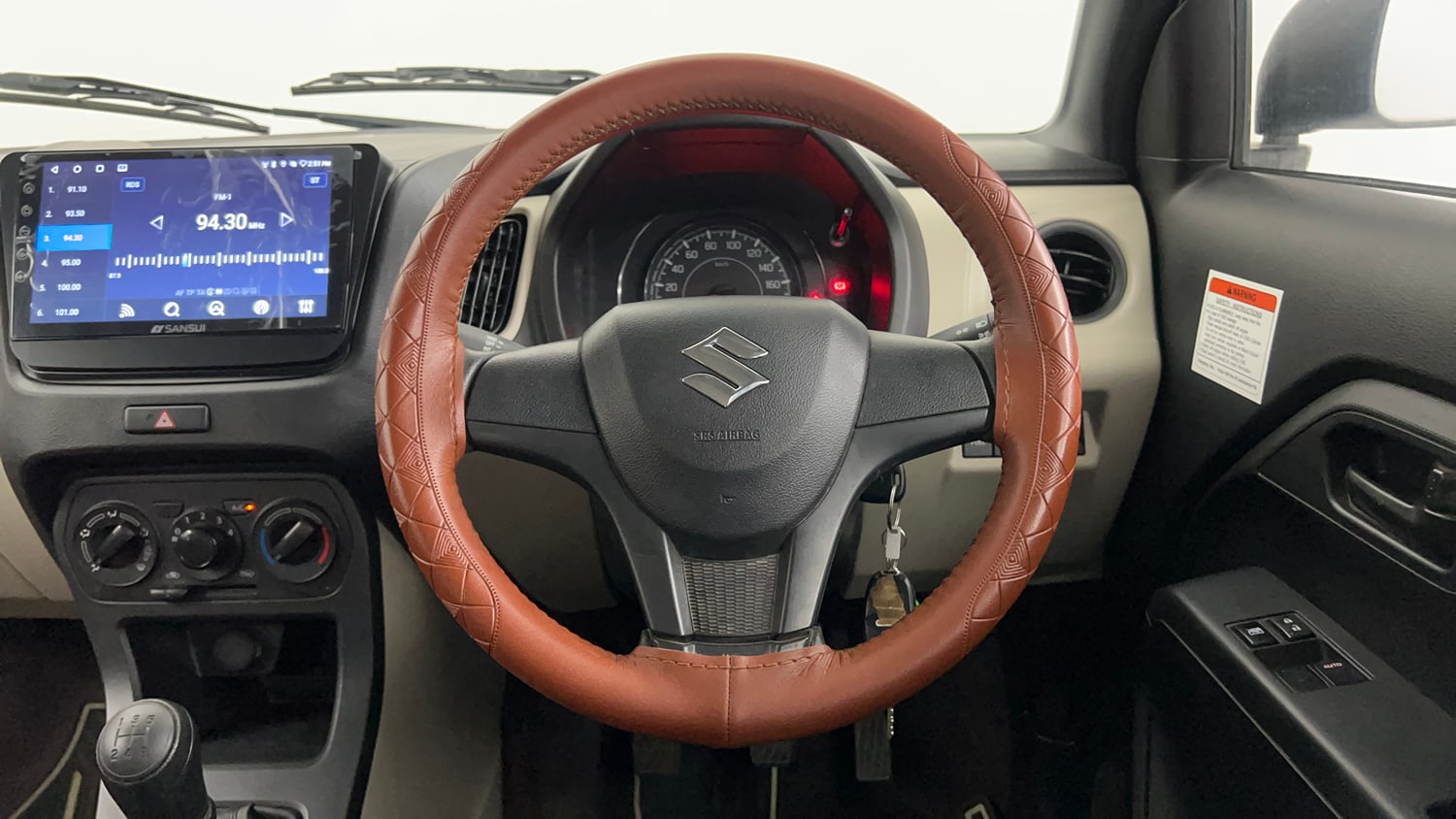 Used 2021 Maruti Suzuki Wagon R LXi 1.0 CNG Cng Manual interior STEERING VIEW