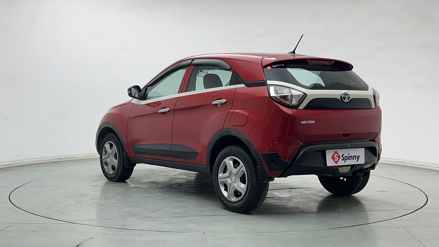 Used 2019 Tata Nexon XMA Diesel Diesel Automatic exterior LEFT REAR CORNER VIEW