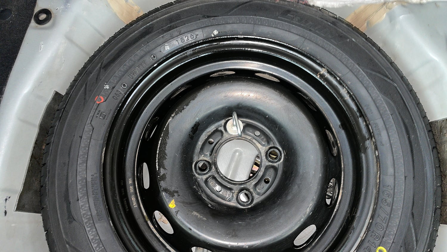 Used 2021 Tata Tiago XZ Plus Petrol Manual tyres SPARE TYRE VIEW