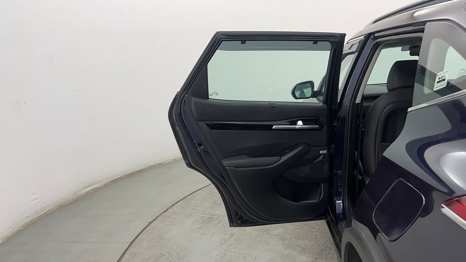 Used 2022 Kia Seltos GTX Plus 1.4 DCT Petrol Automatic interior LEFT REAR DOOR OPEN VIEW