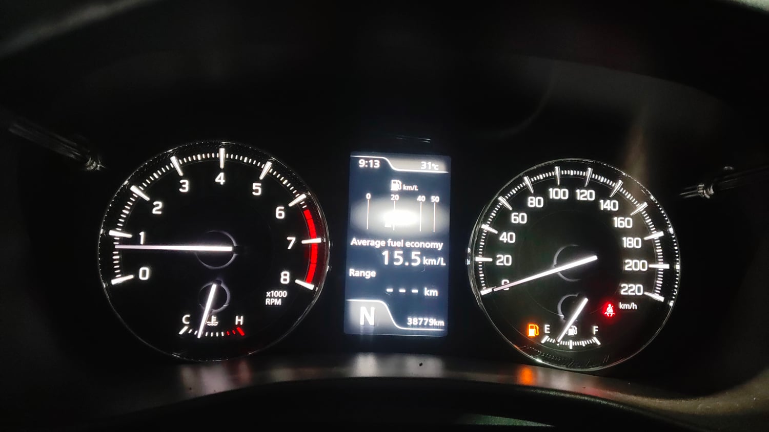 Used 2023 Maruti Suzuki Baleno Alpha AGS Petrol Automatic interior CLUSTERMETER VIEW