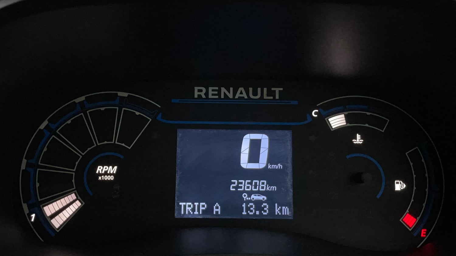 Used 2023 Renault Kwid RXT 1.0 Petrol Manual interior CLUSTERMETER VIEW