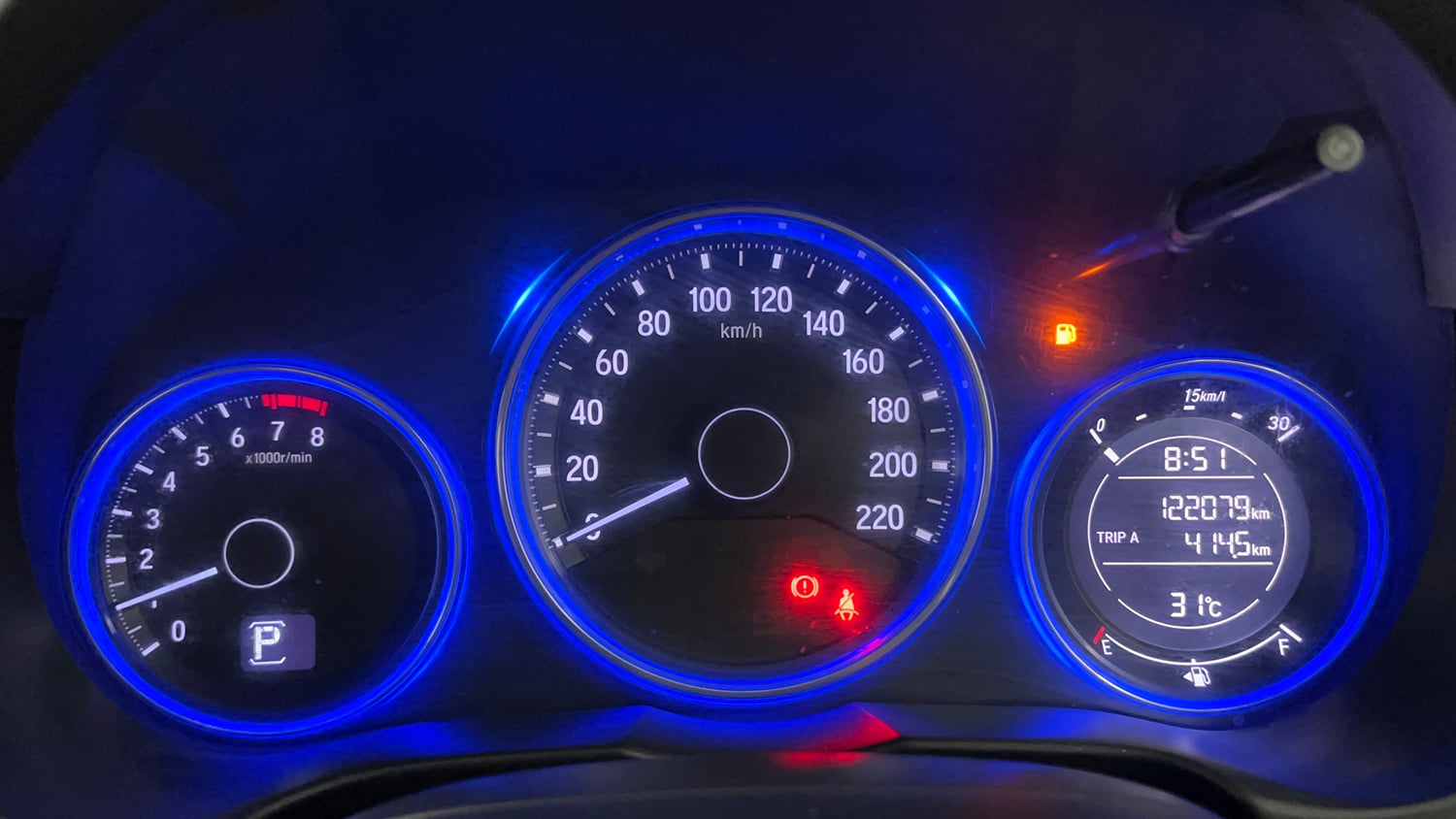 Used 2015 Honda City VX CVT Petrol Automatic interior CLUSTERMETER VIEW