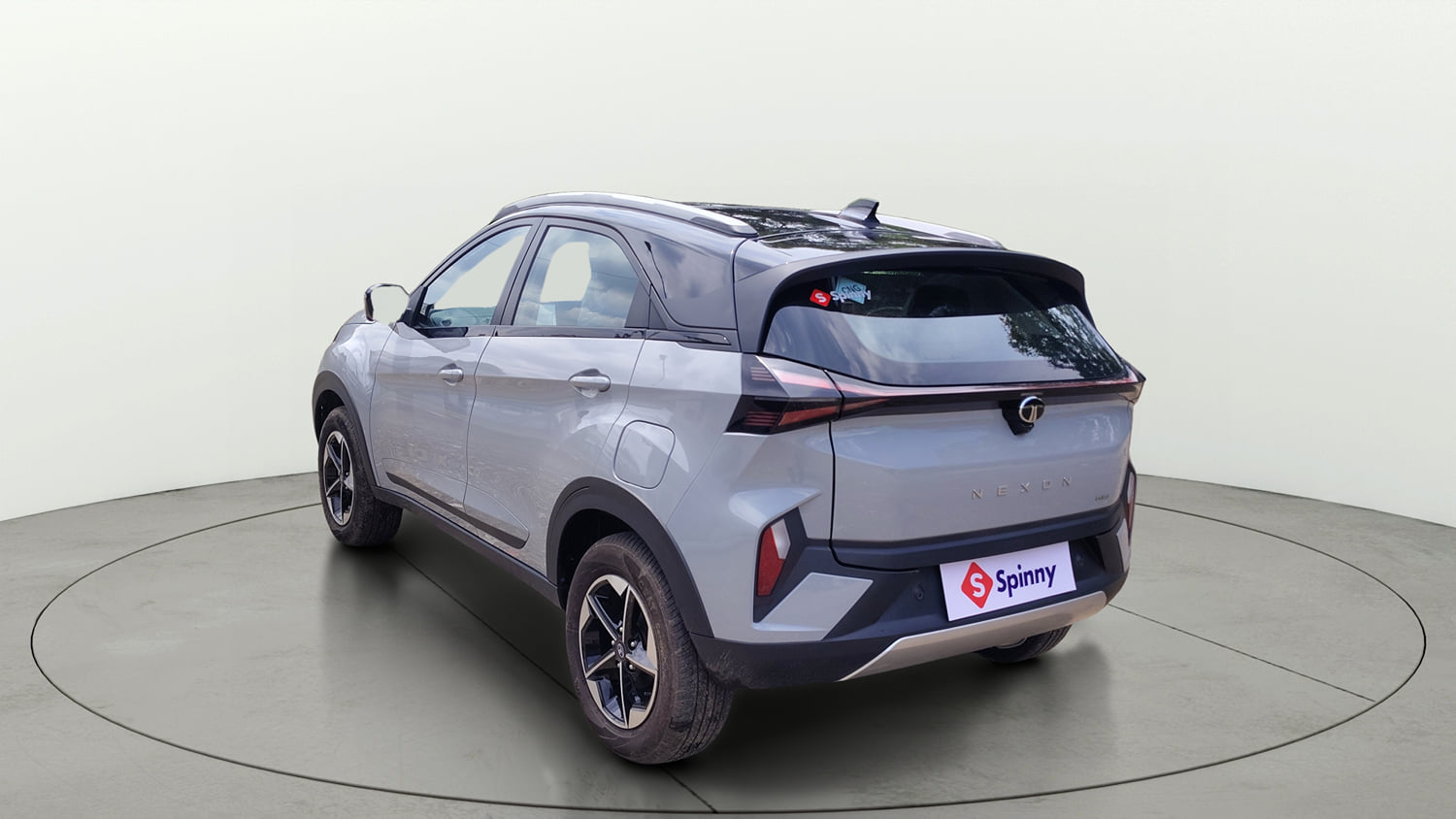 Used 2026 Tata Nexon Creative Plus (PS) 1.2 iCNG 6MT Dual Tone Cng Manual exterior LEFT REAR CORNER VIEW