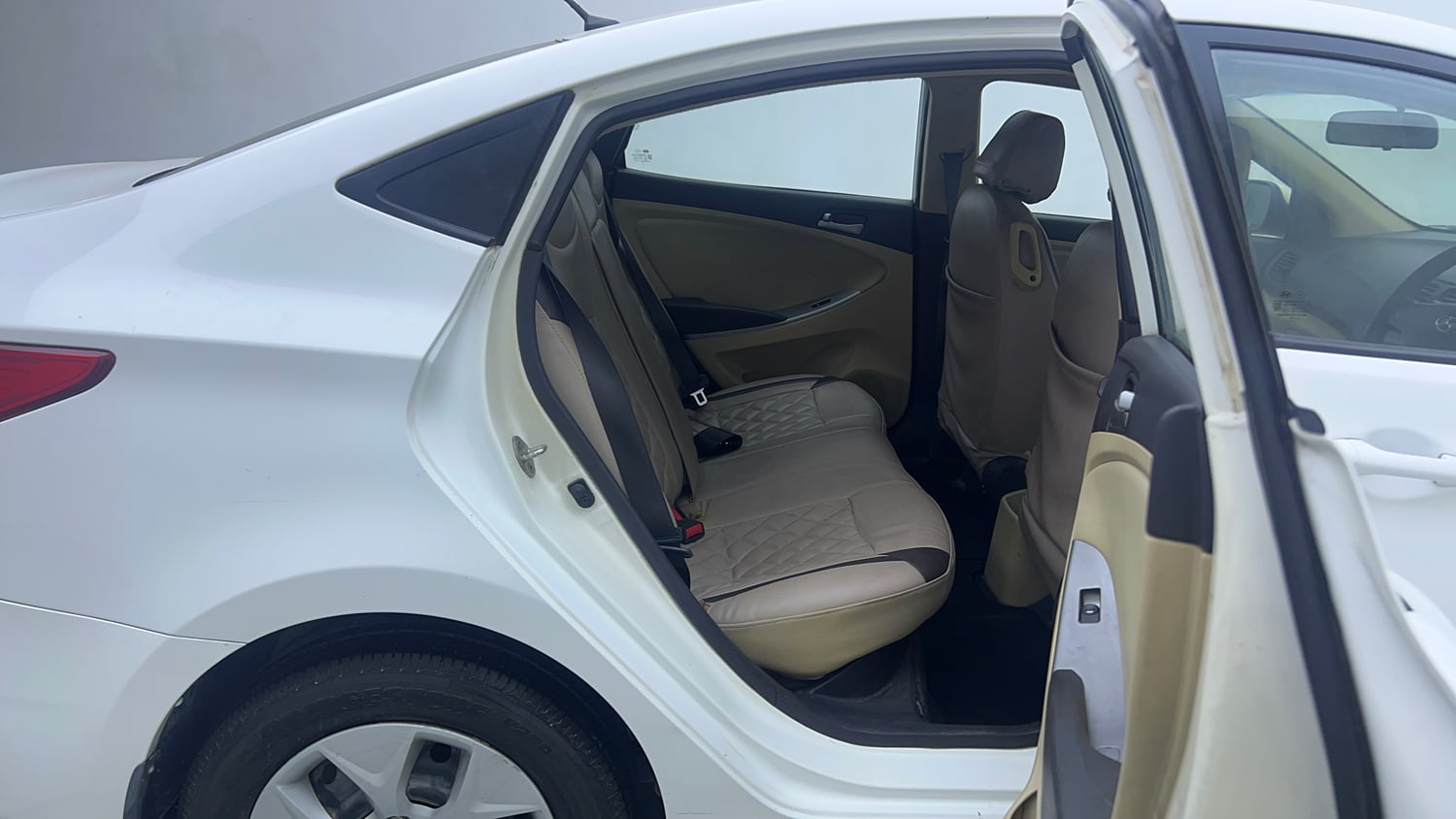 Used 2015 Hyundai Verna 1.4 VTVT Petrol Manual interior RIGHT SIDE REAR DOOR CABIN VIEW