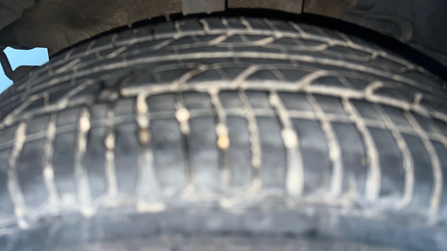 Used 2023 Tata Tigor XZ Plus Petrol Manual tyres RIGHT REAR TYRE TREAD VIEW