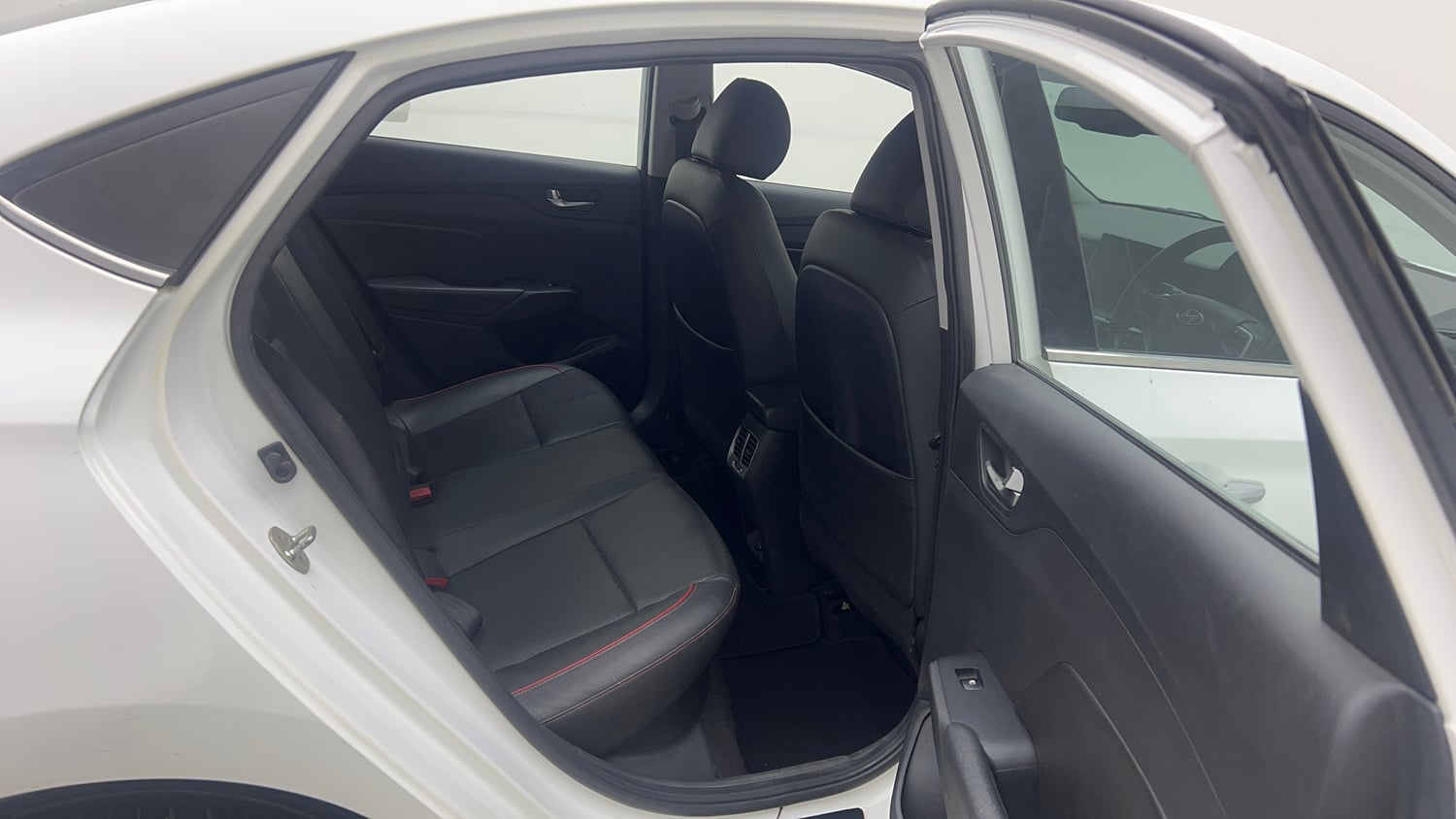 Used 2021 Hyundai Verna SX (O) 1.0 Turbo DCT Petrol Automatic interior RIGHT SIDE REAR DOOR CABIN VIEW