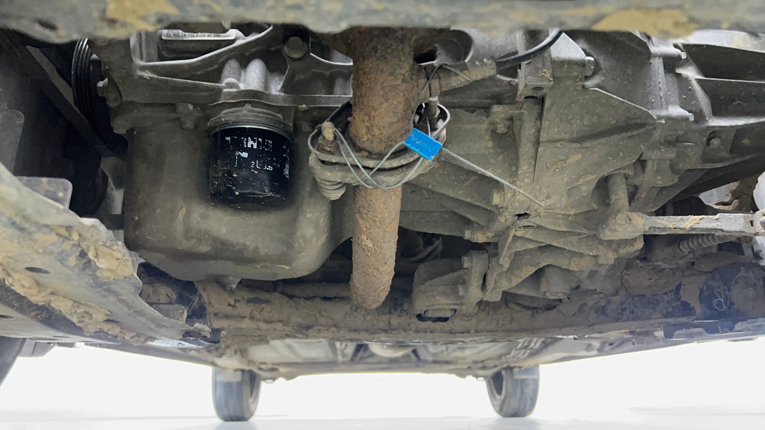 Used 2019 Maruti Suzuki Baleno Delta Petrol Manual extra FRONT LEFT UNDERBODY VIEW
