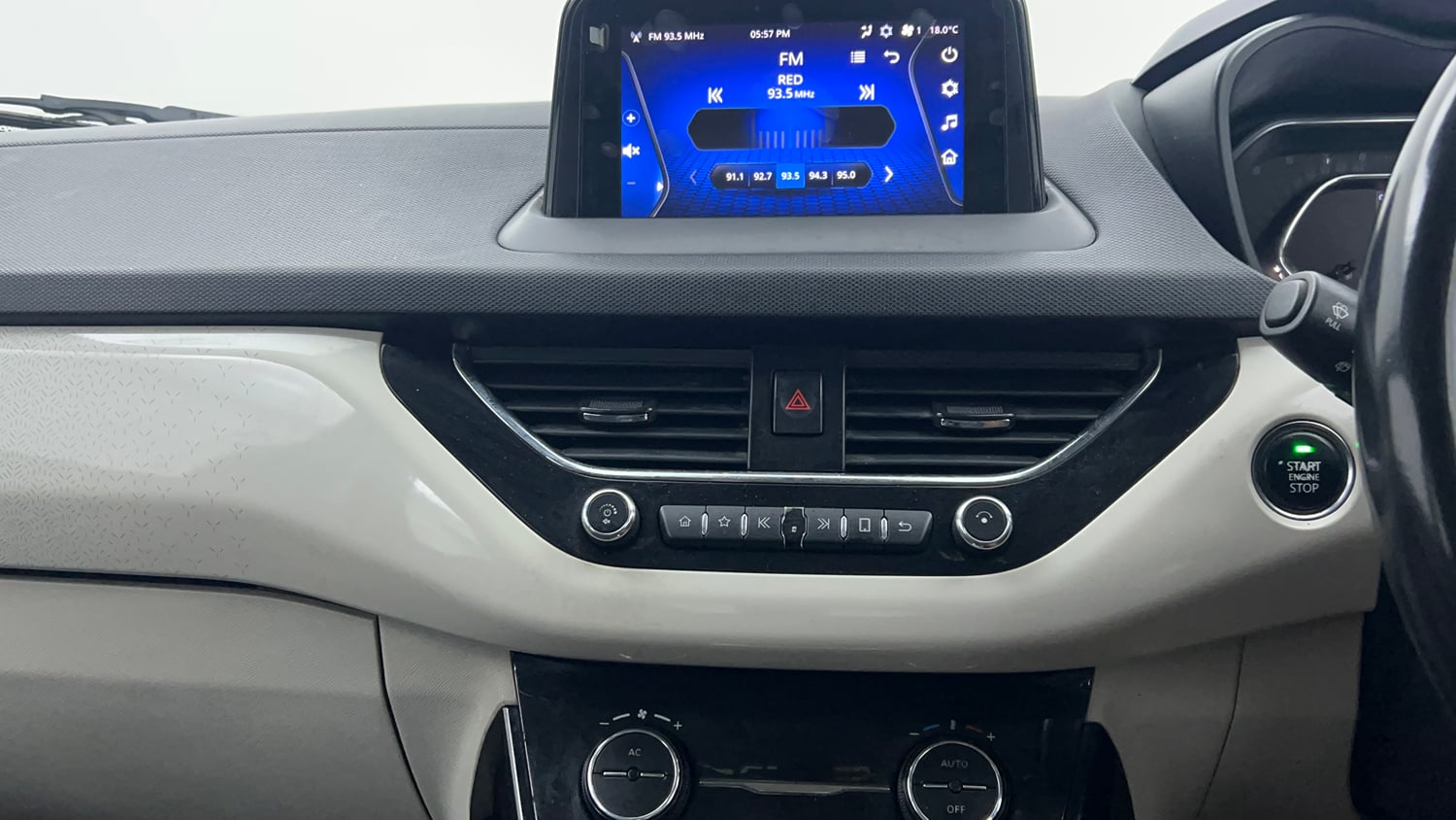 Used 2020 Tata Nexon XZ Plus (O) Dual Tone Petrol Manual interior MUSIC SYSTEM & AC CONTROL VIEW