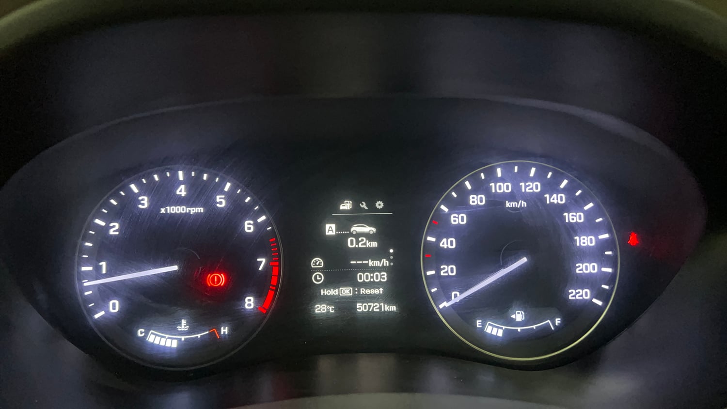 Used 2015 Hyundai Elite i20 Asta 1.2 Petrol Manual interior CLUSTERMETER VIEW