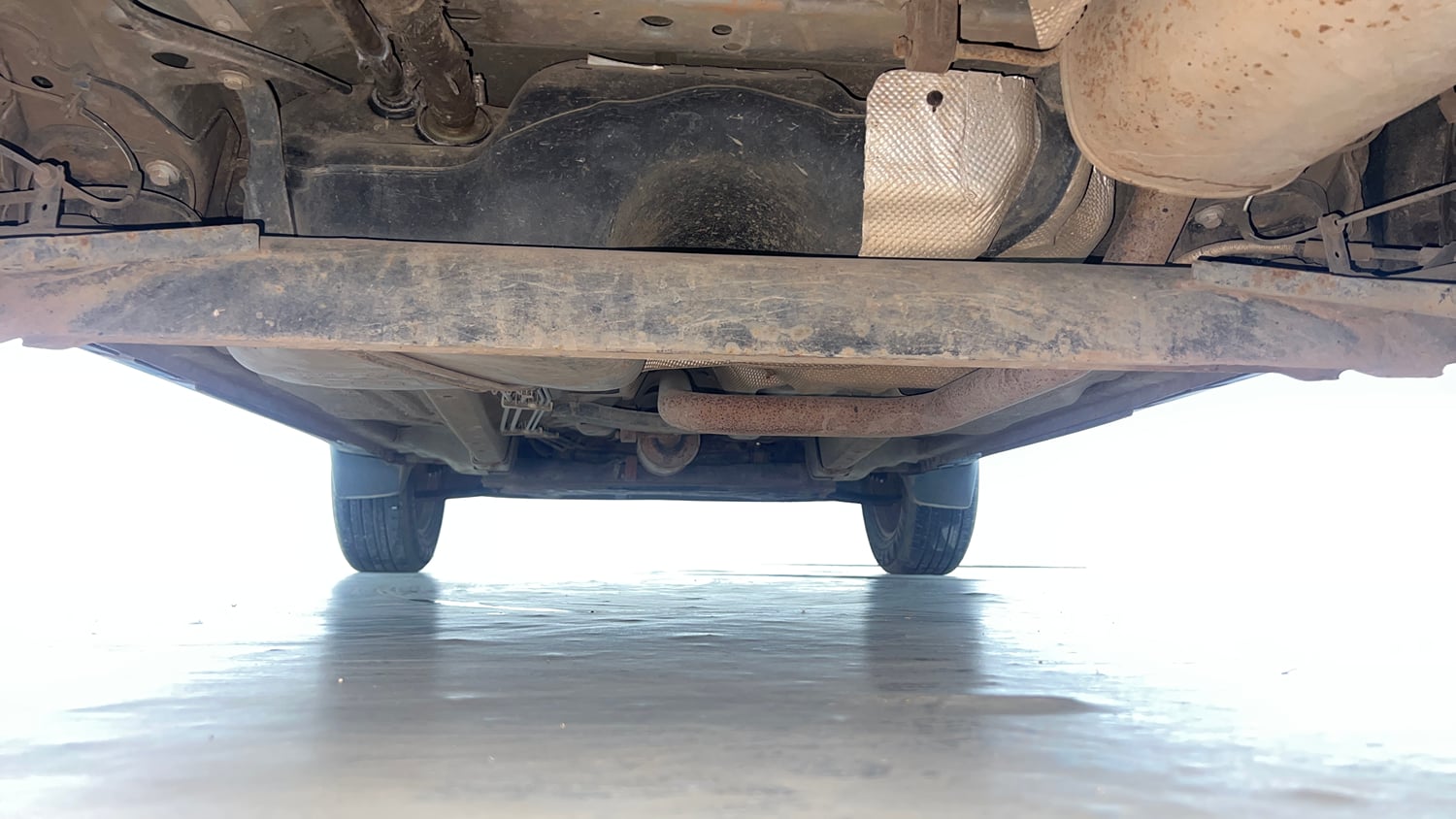 Used 2016 Ford EcoSport Titanium 1.5L Ti-VCT Petrol Manual extra REAR UNDERBODY VIEW (TAKEN FROM REAR)