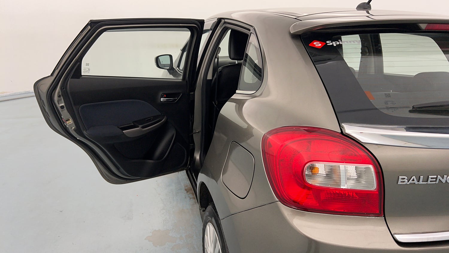 Used 2021 Maruti Suzuki Baleno Delta Petrol Manual interior LEFT REAR DOOR OPEN VIEW