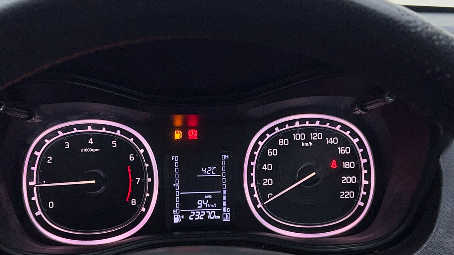 Used 2021 maruti-suzuki Vitara Brezza ZXi Plus Petrol Manual interior CLUSTERMETER VIEW