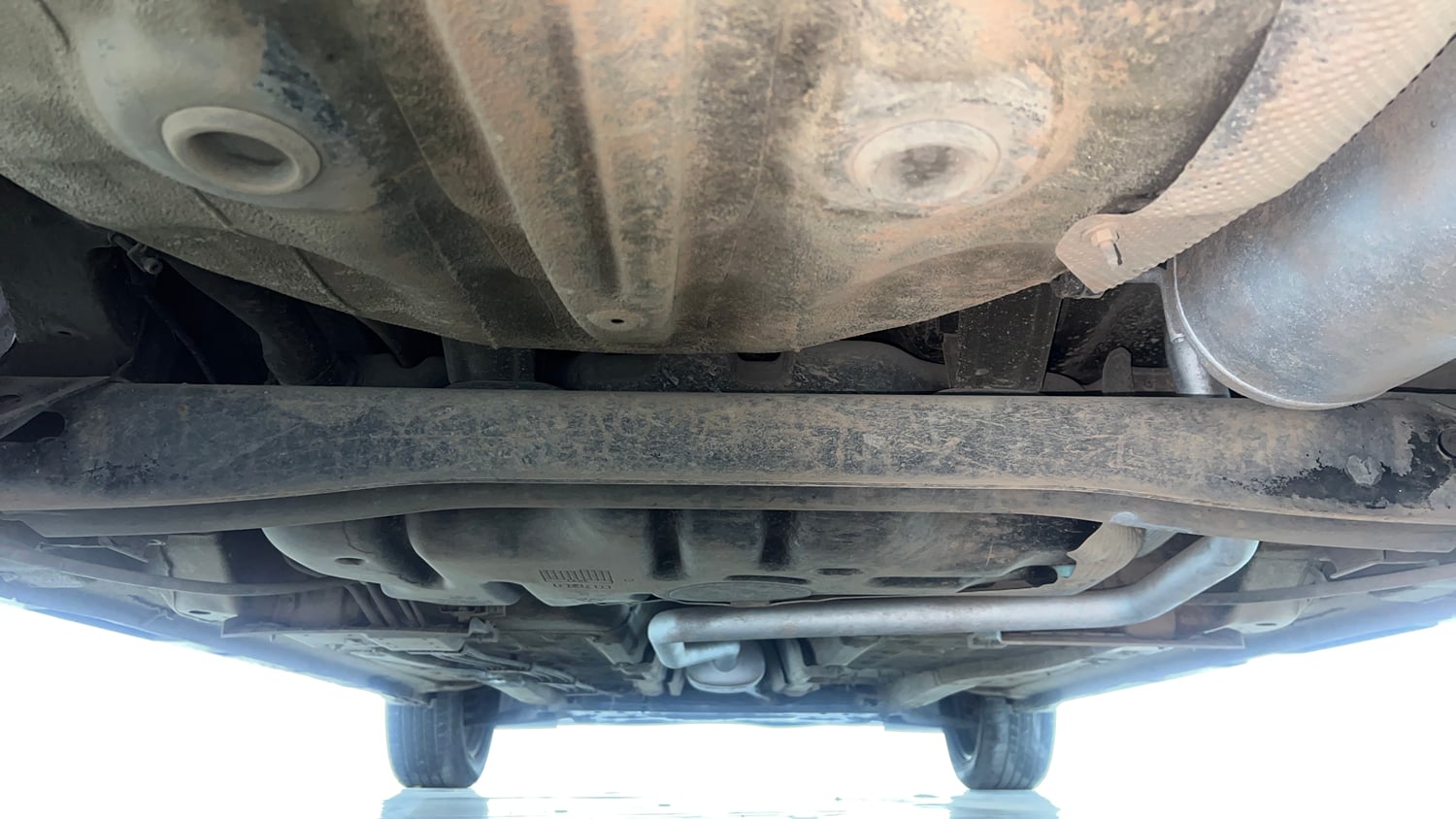 Used 2021 Hyundai i20 Sportz 1.2 MT Petrol Manual extra REAR UNDERBODY VIEW (TAKEN FROM REAR)