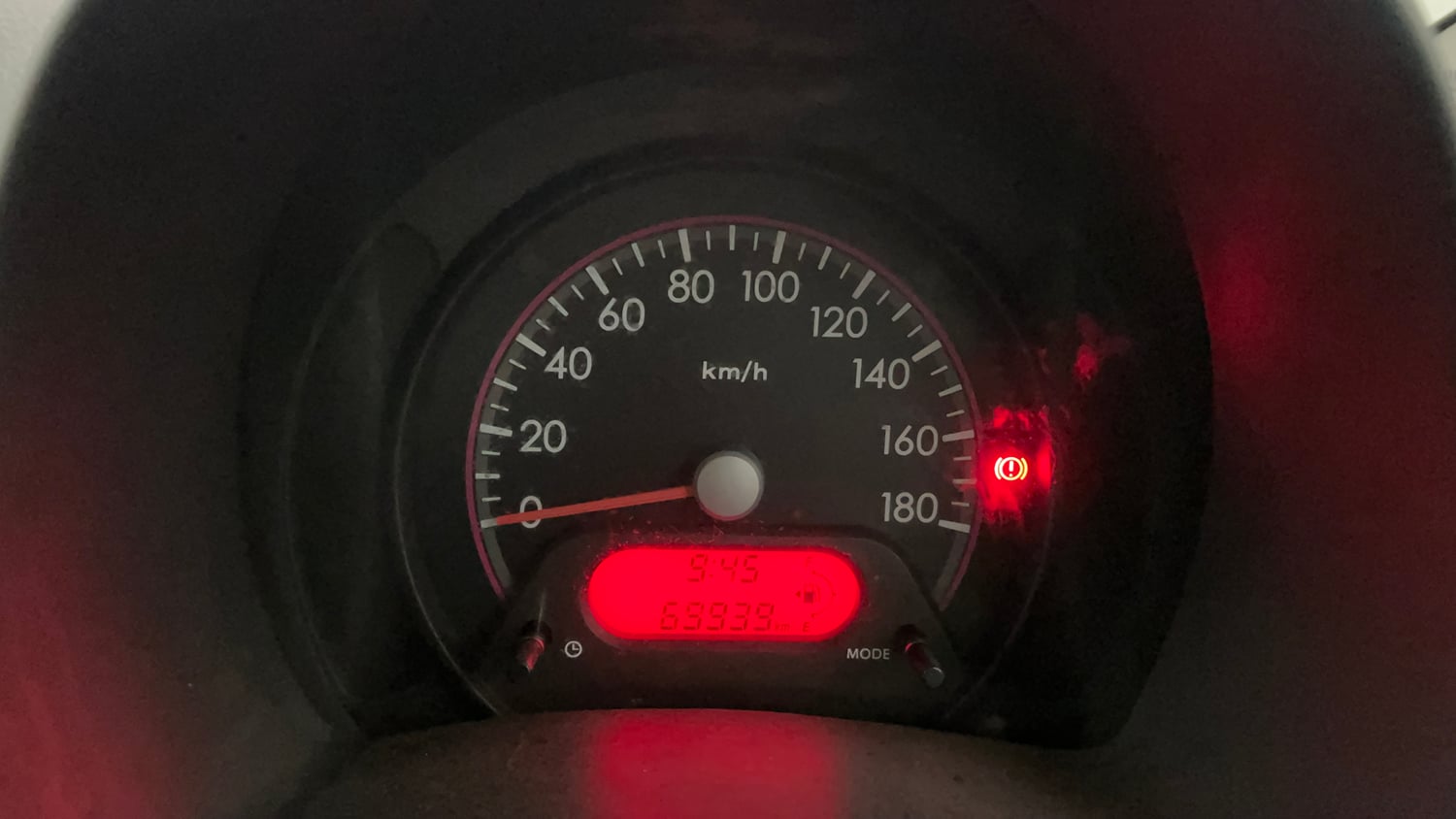 Used 2013 Maruti Suzuki A-Star VXI Petrol Manual interior CLUSTERMETER VIEW