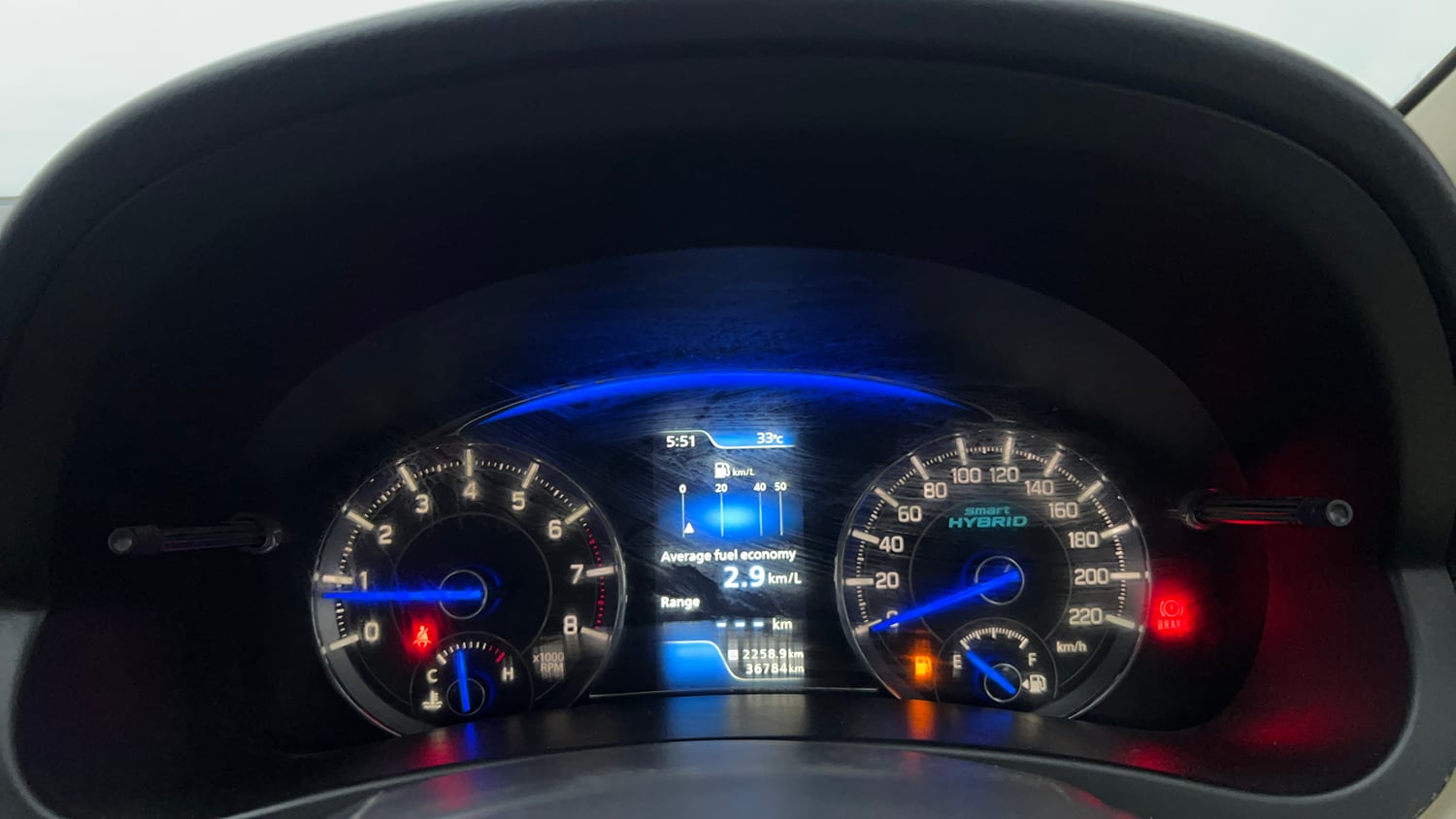 Used 2022 Maruti Suzuki Ciaz Delta 1.5 Petrol Manual interior CLUSTERMETER VIEW