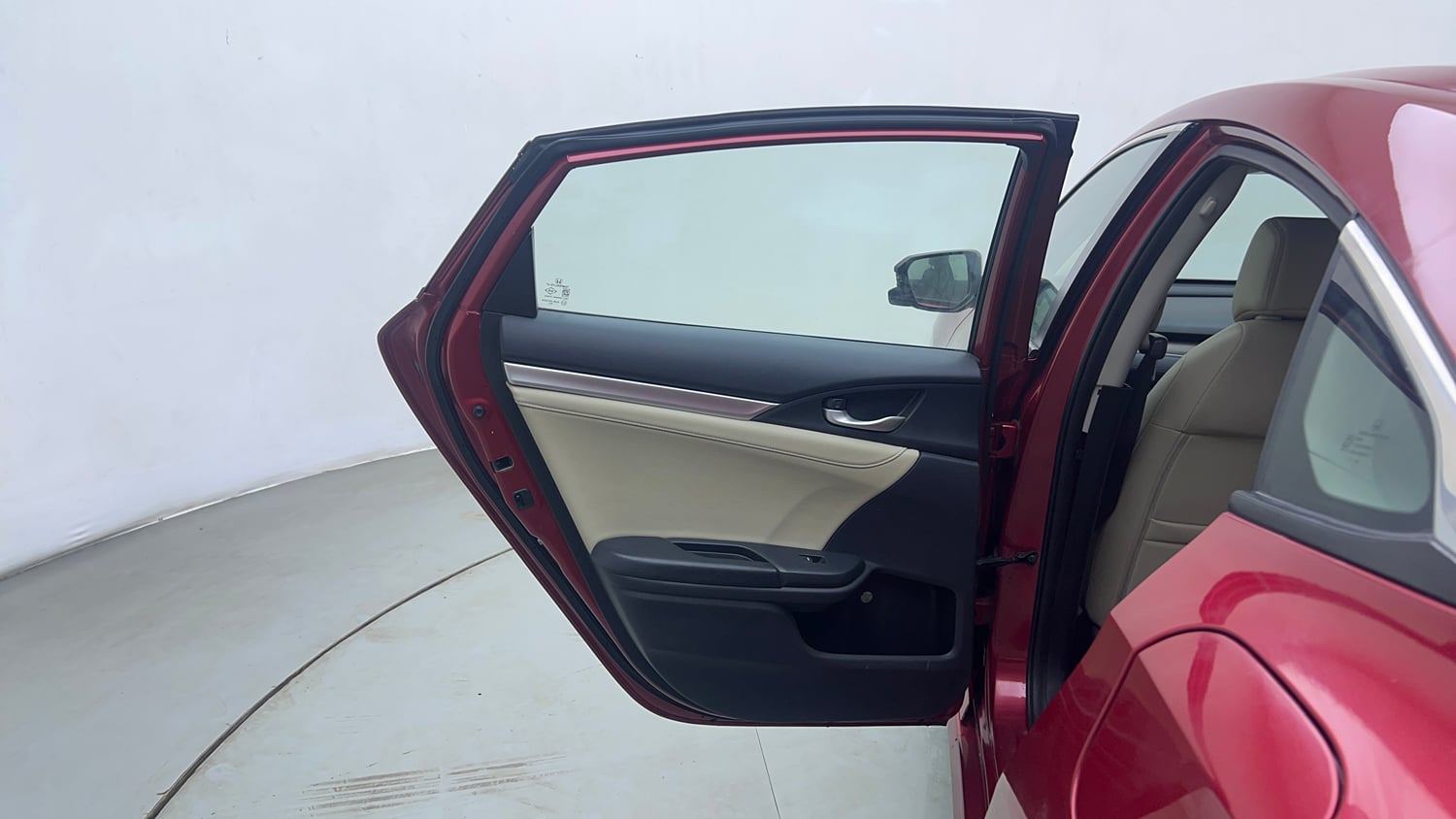 Used 2019 Honda Civic ZX CVT Petrol Petrol Automatic interior LEFT REAR DOOR OPEN VIEW