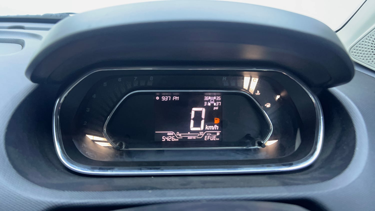 Used 2023 Tata Tigor XZ Plus Petrol Manual interior CLUSTERMETER VIEW