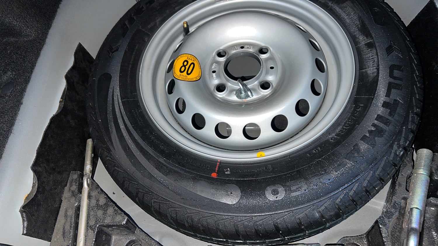 Used 2023 Tata Tigor XZ Plus Petrol Manual tyres SPARE TYRE VIEW