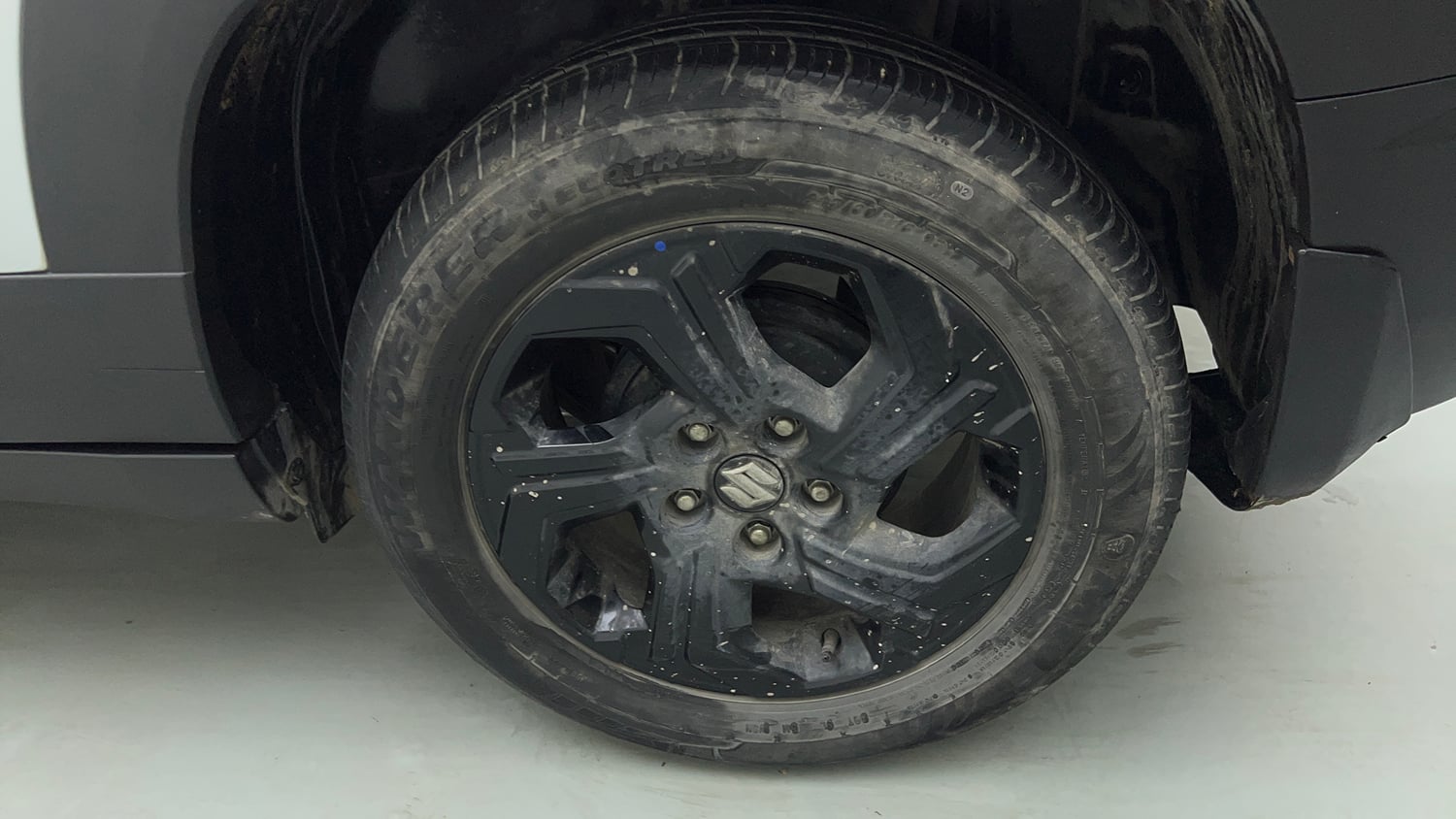 Used 2023 Maruti Suzuki Brezza ZXi AT Petrol Automatic tyres LEFT REAR TYRE RIM VIEW