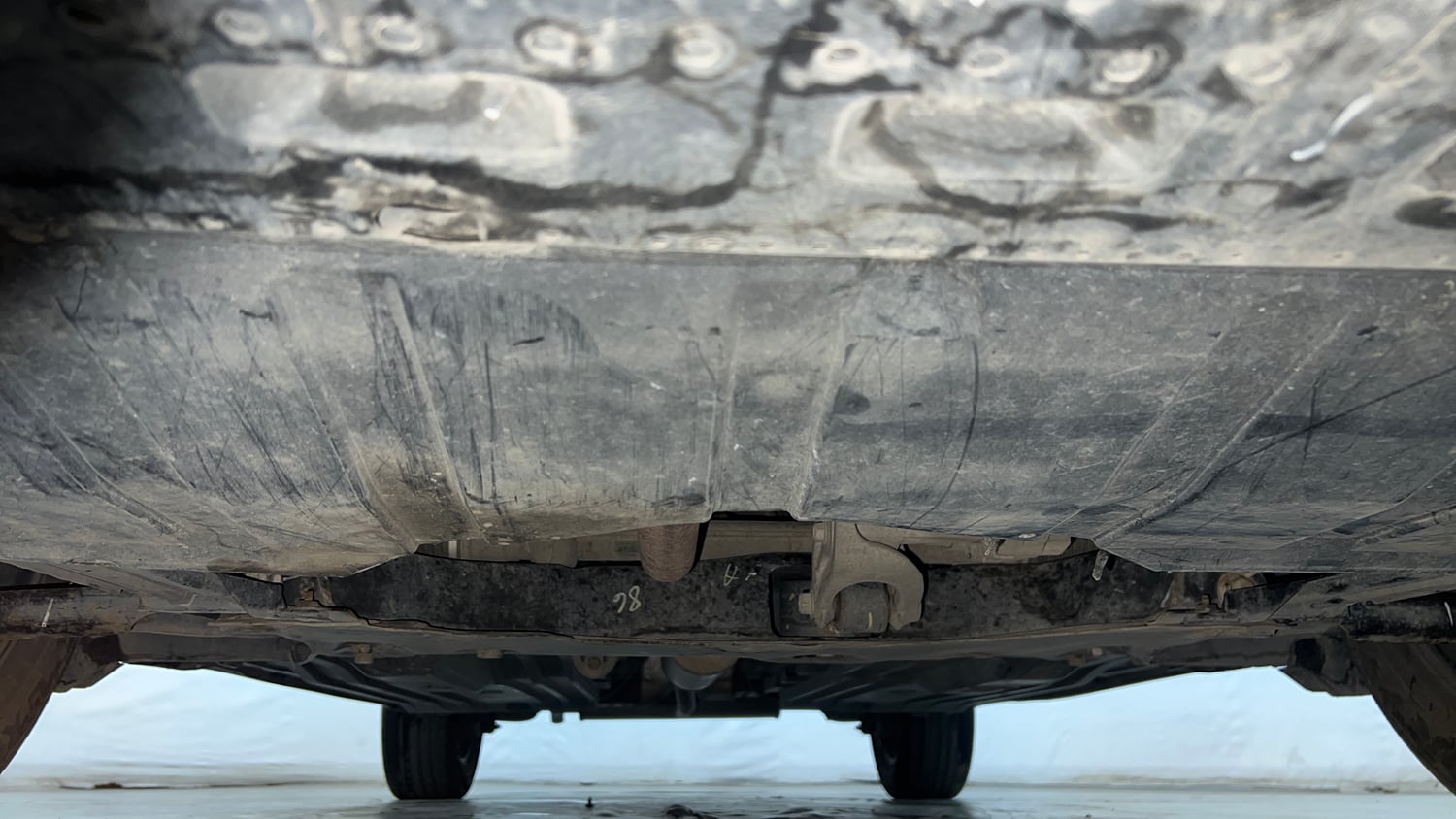 Used 2021 Maruti Suzuki S-Cross Alpha AT Petrol Automatic extra FRONT LEFT UNDERBODY VIEW