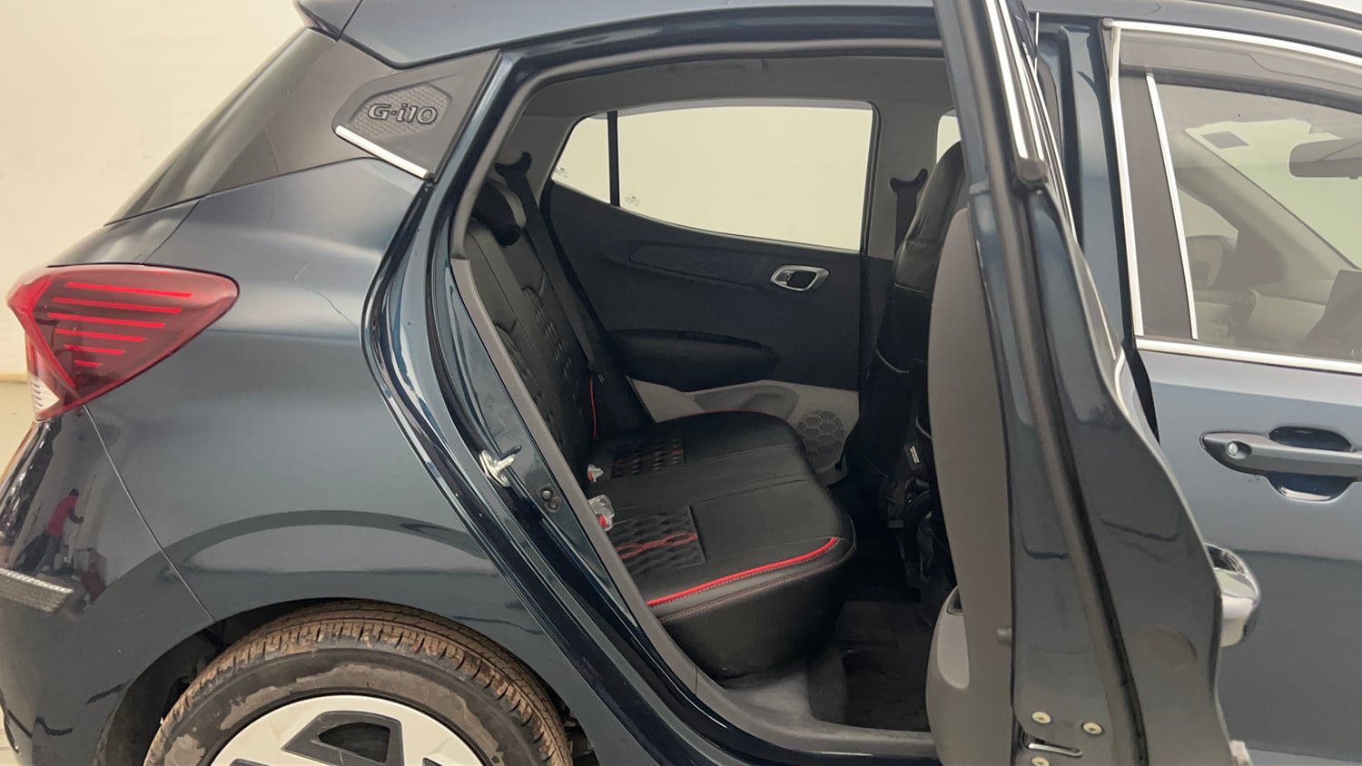 Used 2026 Hyundai Grand i10 Nios Sportz 1.2 Kappa VTVT Petrol Manual interior RIGHT SIDE REAR DOOR CABIN VIEW