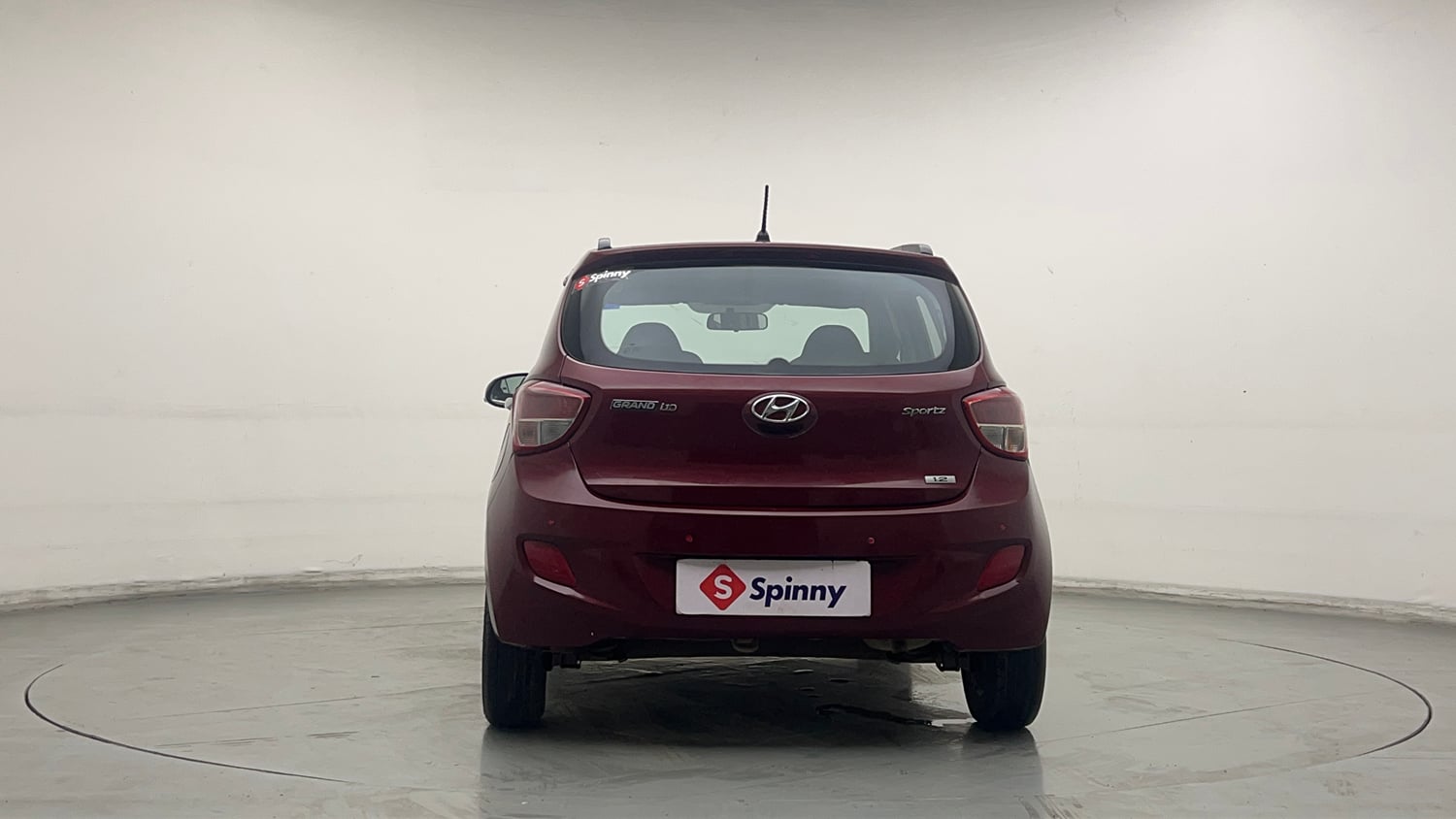Used 2015 Hyundai Grand i10 Sportz 1.2 Kappa VTVT Petrol Manual exterior BACK VIEW