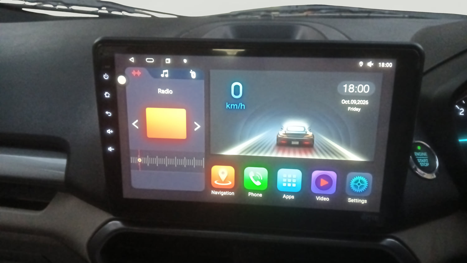 Used 2020 Ford EcoSport Titanium 1.5L TDCi Diesel Manual interior MUSIC SYSTEM & AC CONTROL VIEW