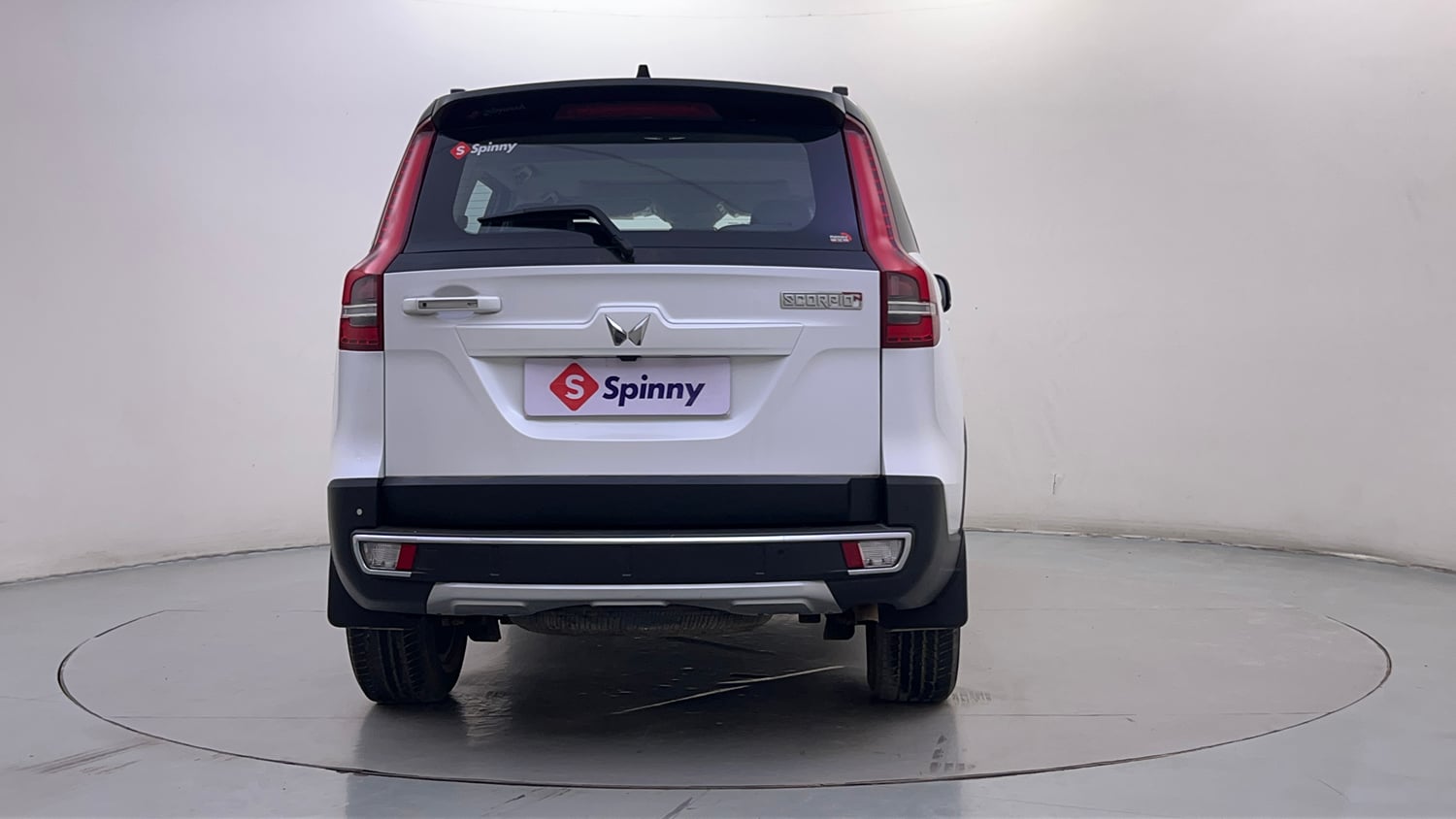 Used 2022 Mahindra Scorpio N Z8 L Petrol AT 6 STR Petrol Automatic exterior BACK VIEW