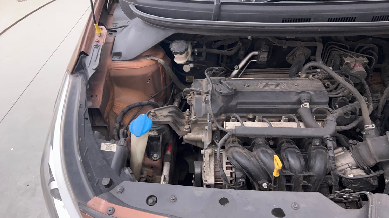 Used 2017 Hyundai i20 Active 1.2 SX Petrol Manual engine ENGINE RIGHT SIDE VIEW