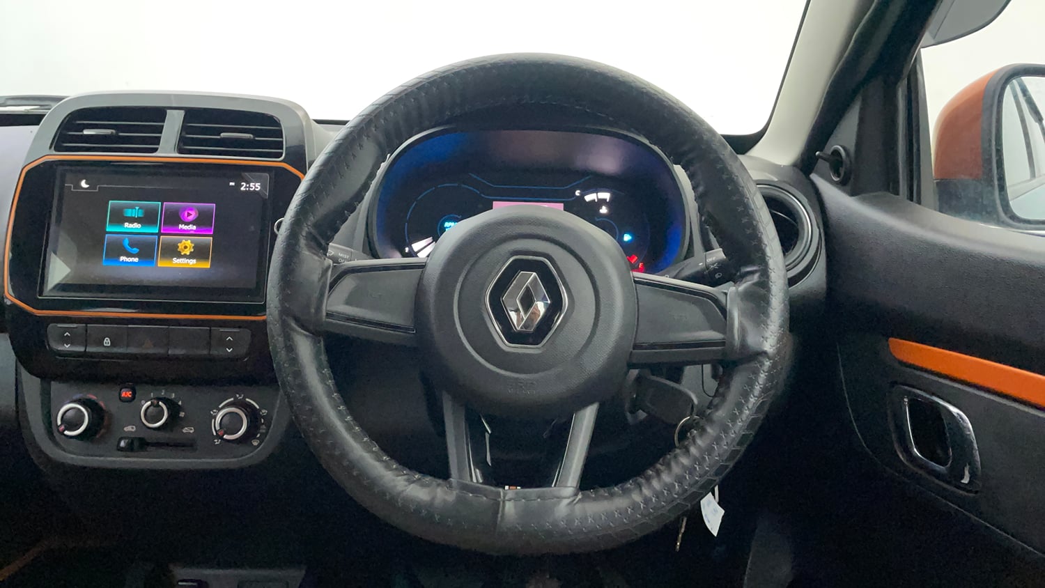 Used 2020 Renault Kwid CLIMBER 1.0 AMT Opt Petrol Automatic interior STEERING VIEW