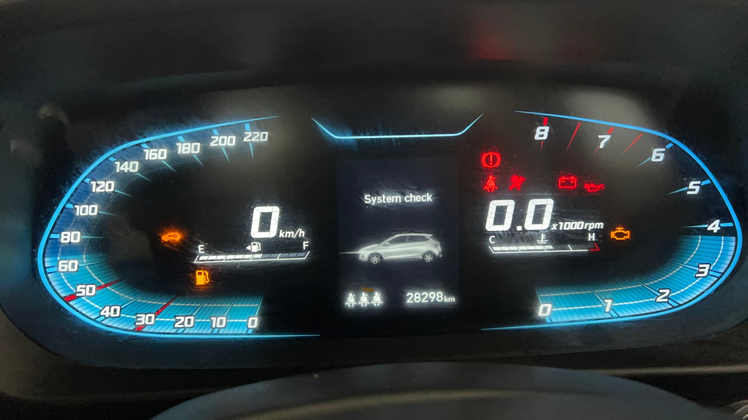 Used 2024 Hyundai New i20 Asta 1.2 MT Petrol Manual interior CLUSTERMETER VIEW