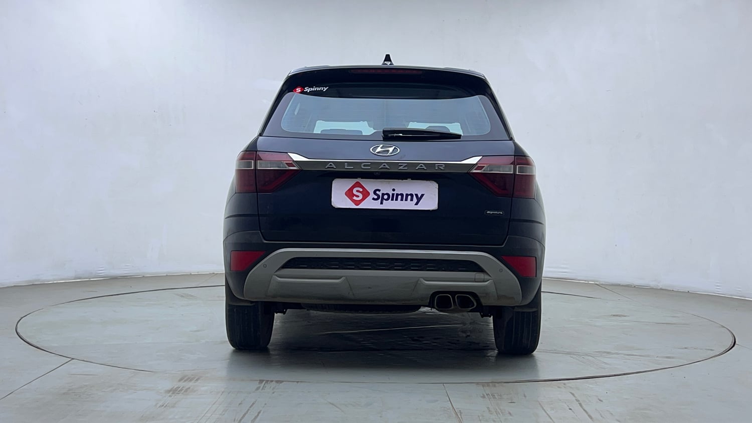 Used 2022 Hyundai Alcazar Signature (O) 7 Seater 1.5 Diesel AT Diesel Automatic exterior BACK VIEW