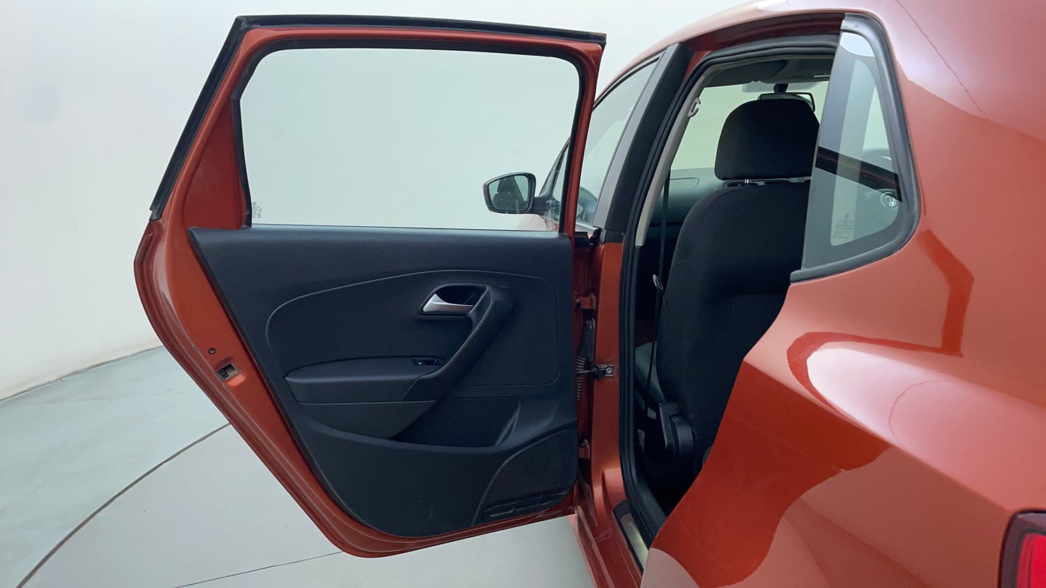 Used 2014 Volkswagen Polo Comfortline 1.2L (P) Petrol Manual interior LEFT REAR DOOR OPEN VIEW
