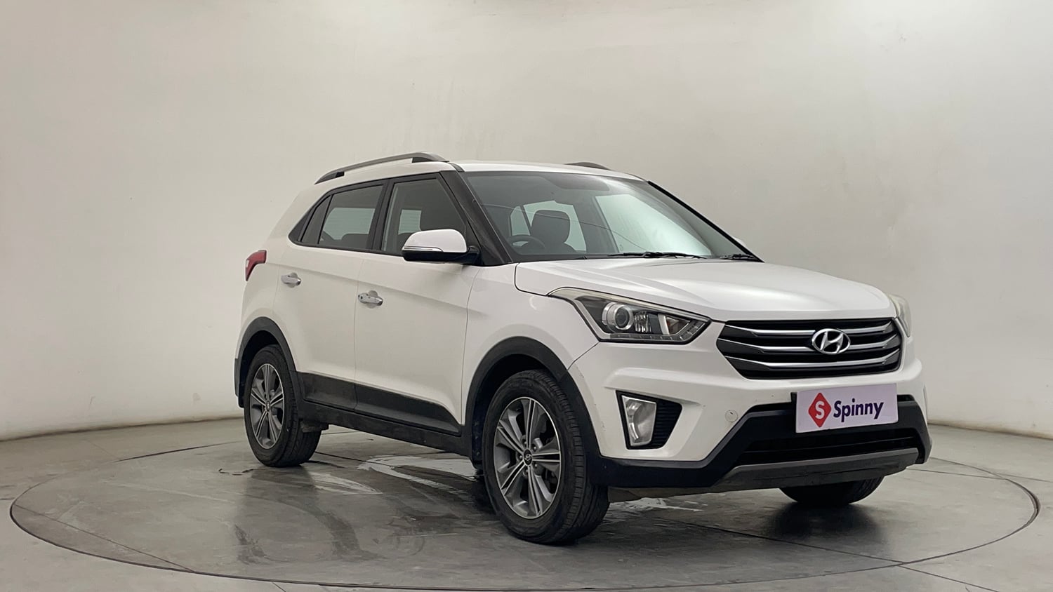 Used 2017 Hyundai Creta 1.6 SX Plus AT Petrol Petrol Automatic exterior RIGHT FRONT CORNER VIEW