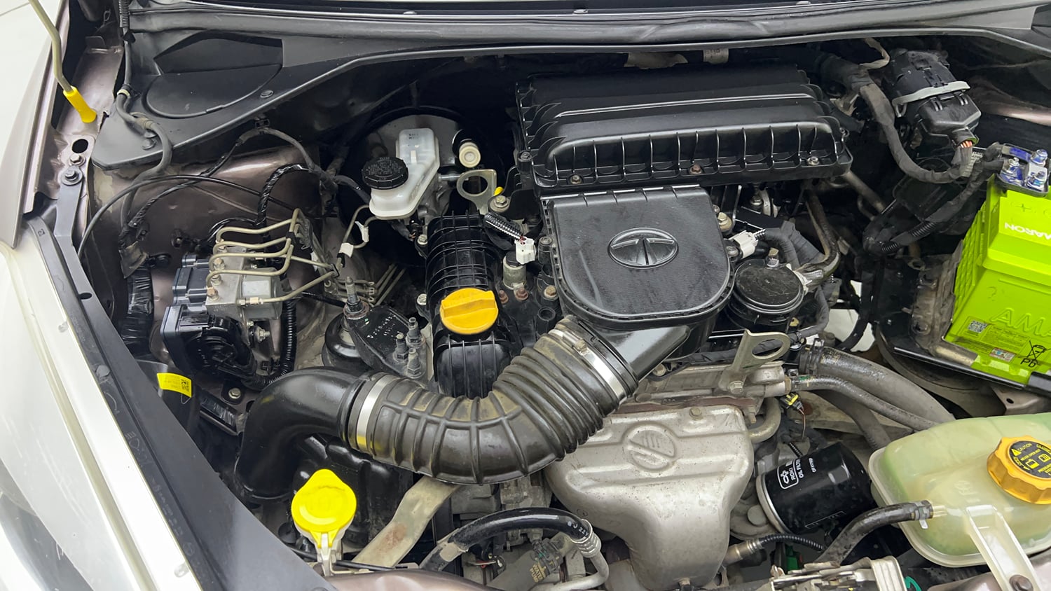Used 2019 Tata Tiago Revotron XT Petrol Manual engine ENGINE RIGHT SIDE VIEW