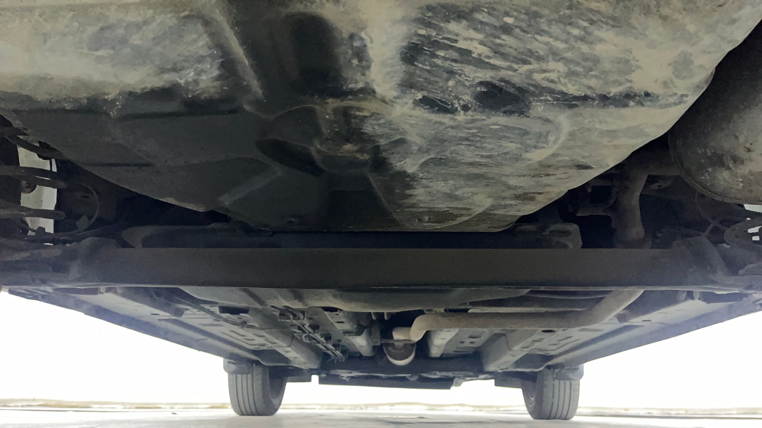 Used 2022 Tata Punch Kaziranga Creative MT Petrol Manual extra REAR UNDERBODY VIEW (TAKEN FROM REAR)