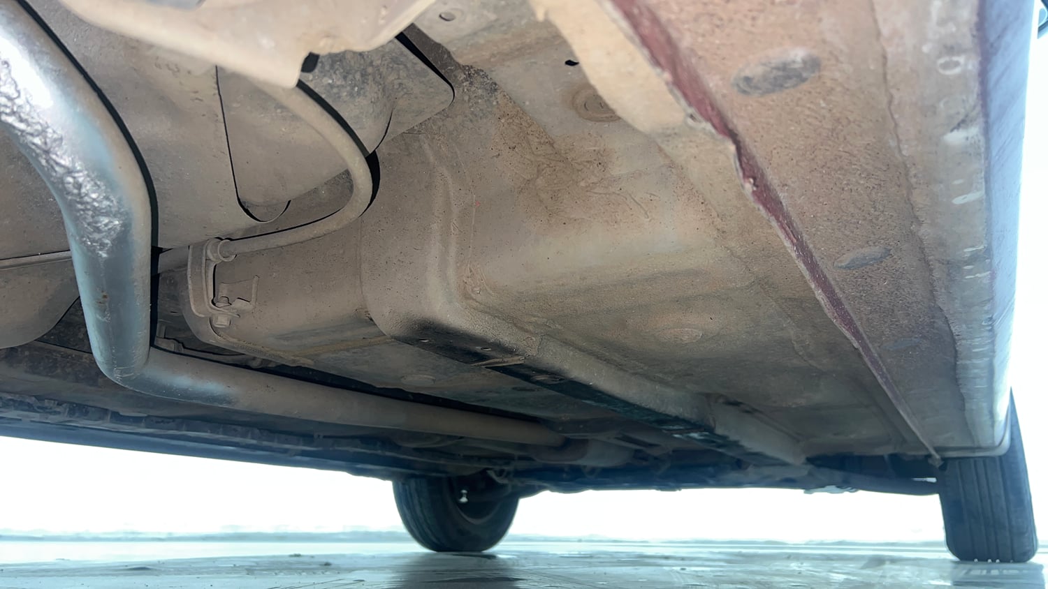Used 2015 Hyundai Grand i10 Sportz 1.2 Kappa VTVT Petrol Manual extra REAR RIGHT UNDERBODY VIEW