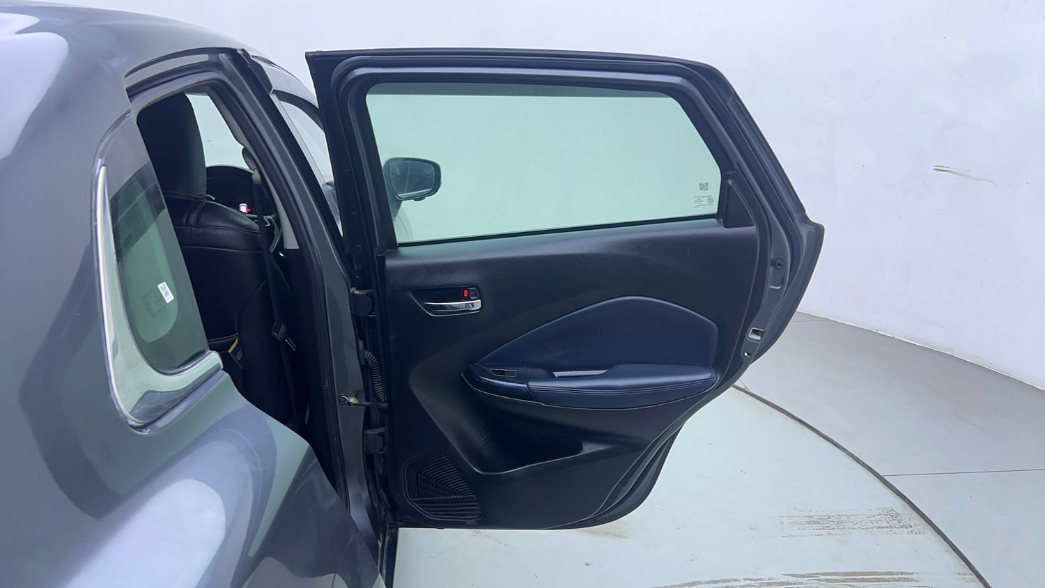 Used 2022 Maruti Suzuki Baleno Alpha MT Petrol Manual interior RIGHT REAR DOOR OPEN VIEW