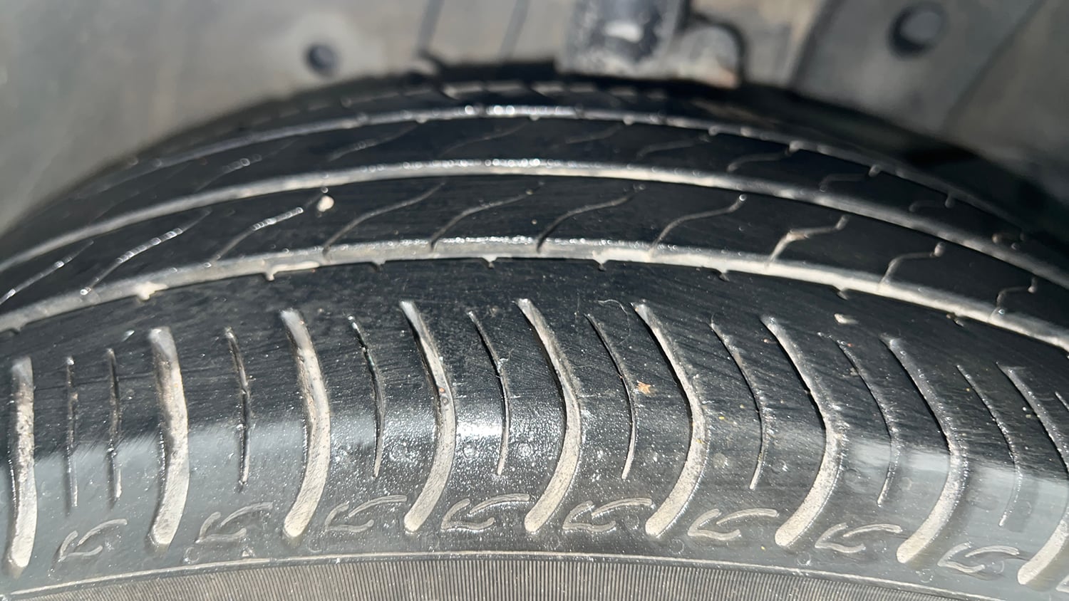 Used 2020 Honda Amaze 1.2 VX MT Petrol Petrol Manual tyres RIGHT FRONT TYRE TREAD VIEW